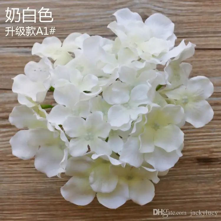 2016 Upscale Artificial Hydrangea Flowers Head Holiday Wedding Decorations DIY Accessories 15CM Diameter 23 Colors Free Shipping | Дом и сад
