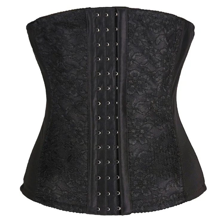 Sexy Women Waist Lace Corset Steel Boned Underbust Corsets Shapewear