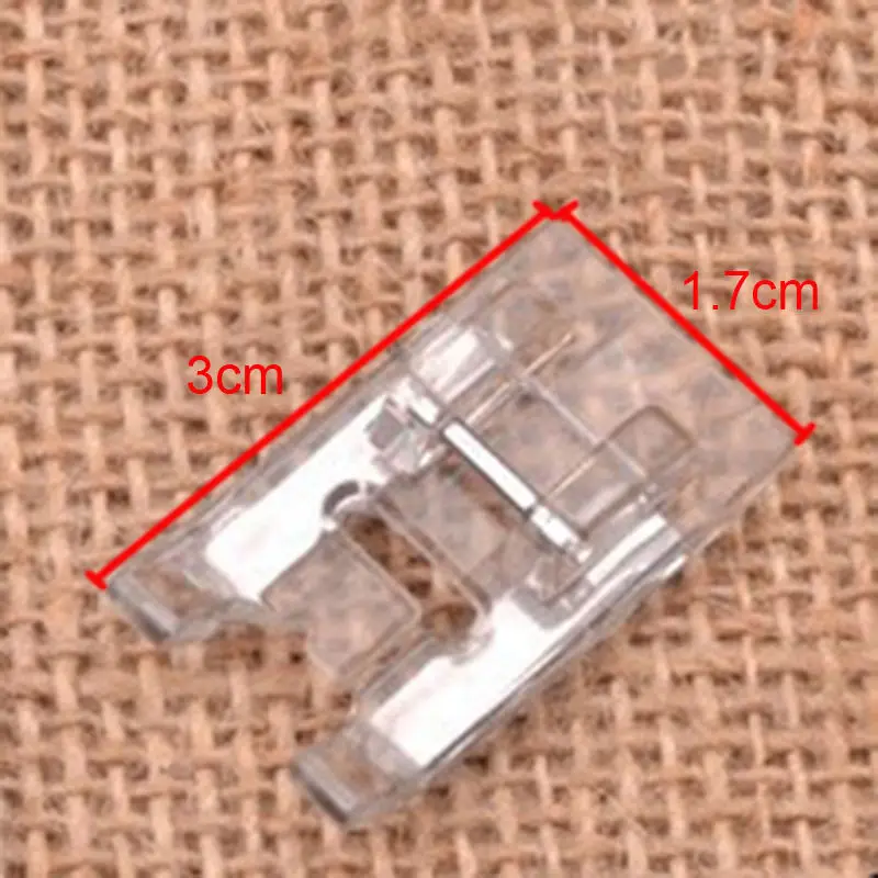 Новая невидимая лапка для шитья швейной машины Brother Janome Singer Home|sewing cloth|sew bowtiefoot