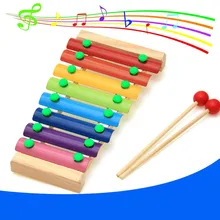 24 см* 13,3 см* 3,6 см цельные Музыкальные инструменты Infantiles Детские Обучающие деревянные игрушки Детские обучающие игрушки Brinquedos