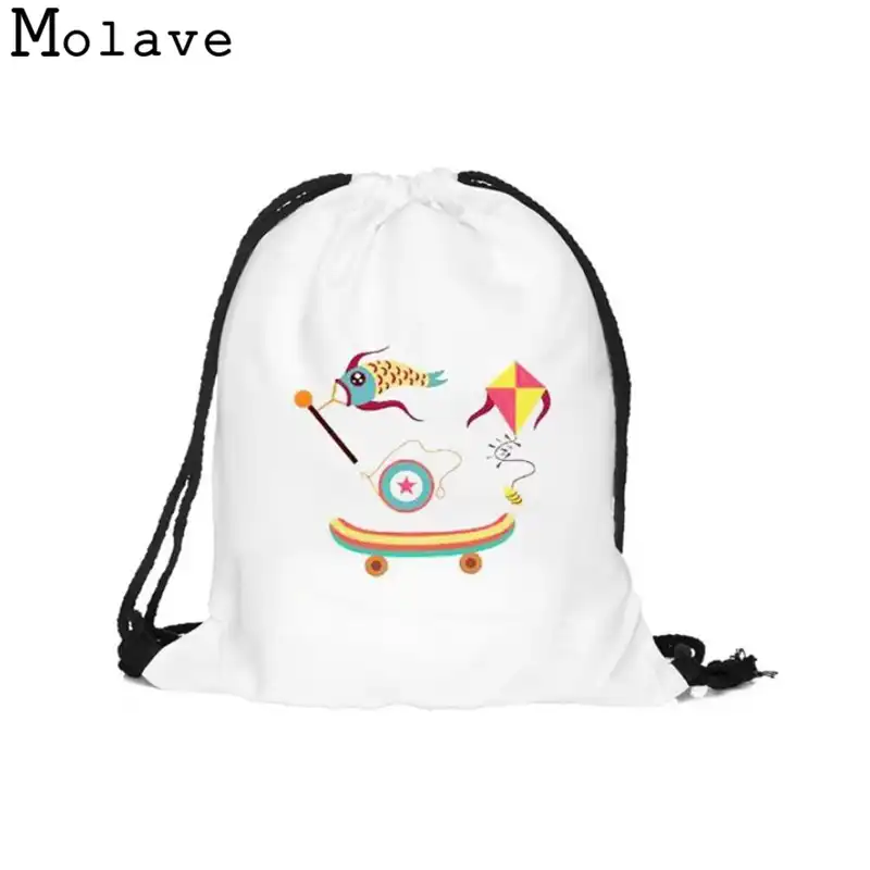 Naivety Cartoon Printing Drawstring Bag Graffiti Backpack Prints Teenage Backpacks Fabric 30s71218 Drop Shipping Backpack Fabric Graffiti Backpackbag Graffiti Aliexpress