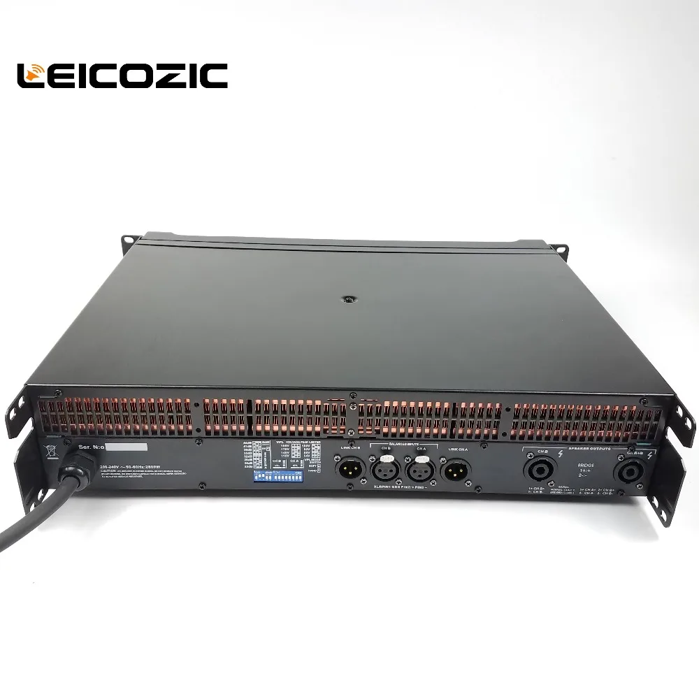 Leicozic Professional amplifier 2350w x2 channel