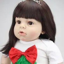 70 см 2" силиконовая детская кукла-реборн Arianna Tatiana детские игрушки Реалистичные милые девушки длинные волосы модное платье лучший подарок для девочек