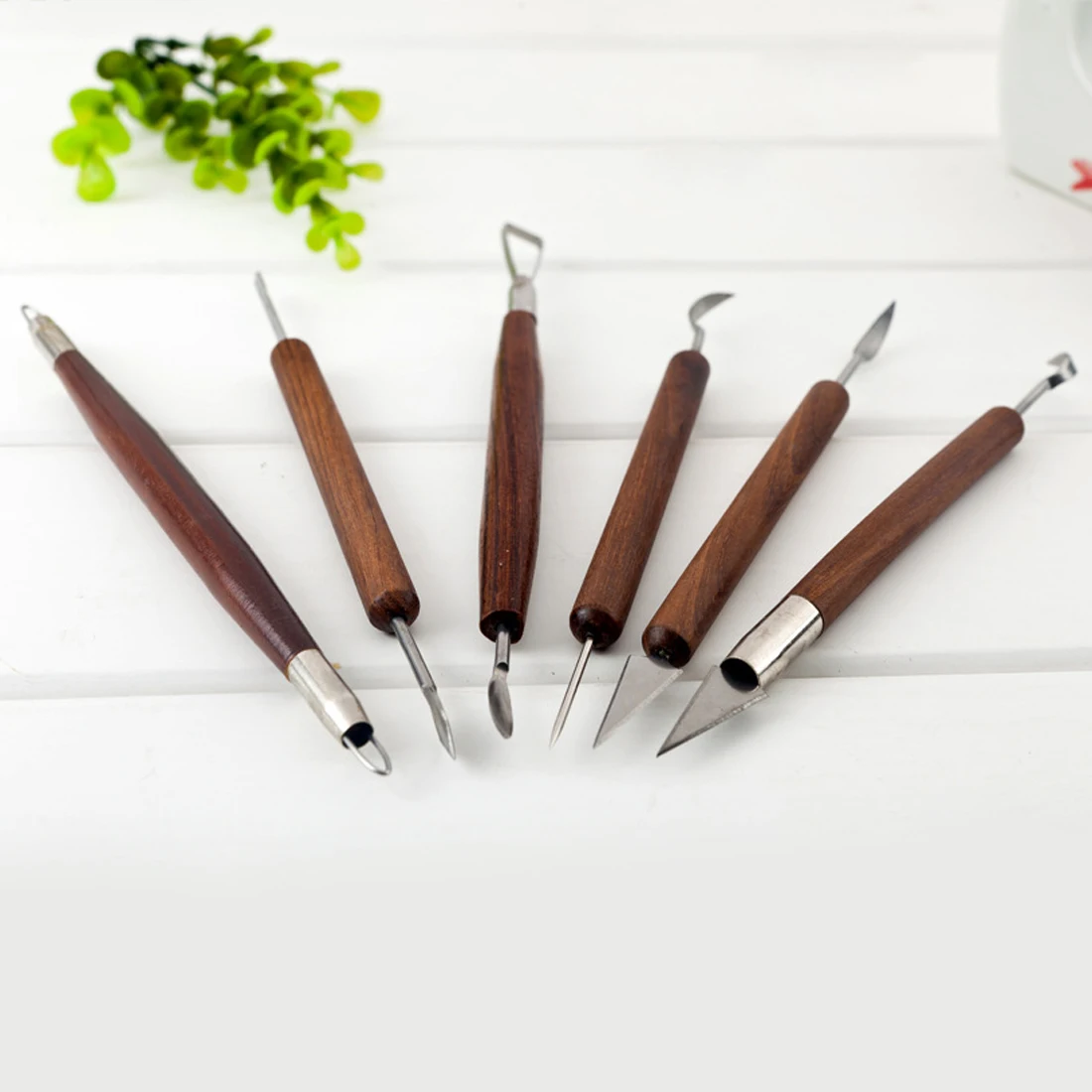 DIY Art Craft Nicking Cutter 6pcs Pottery Clay Wax Sculpture Carving