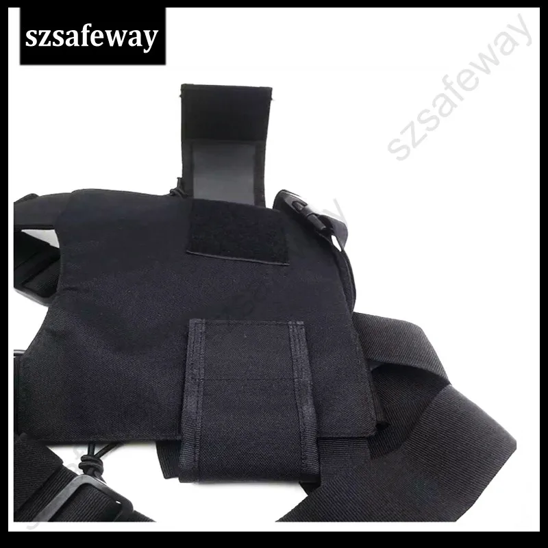 New Two way radio Chest Pocket Pack Backpack Handset Radio Accessory Holder Bag Carry Case for 5