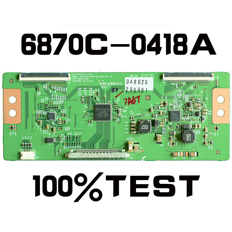 100% тест 6870C-0418A оригинал для LG 32/37/42/47/55 FHD TM120 логическая плата | Электроника