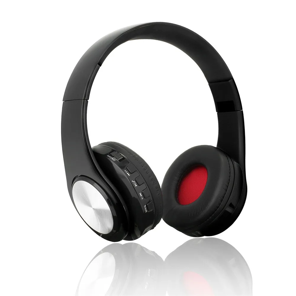 High Quality Portable Wireless Bluetooth Music Headphone With 3.5mm