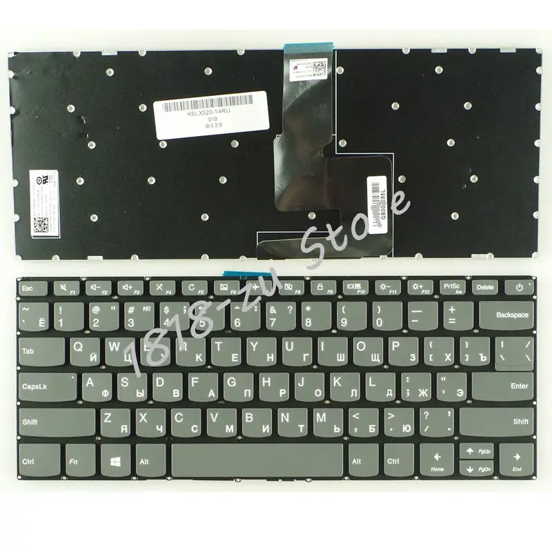 Русская клавиатура для ноутбука Lenovo 320-14 320S-14IKB 120S-14IAP 520-14IKB 7000-14 C340-15IIL C340-15IWL Йога