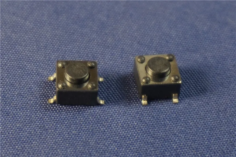 

1000pcs Tact Switch 6.0x6.0x5.0 Tact Switch Height 5.0 mm vertical re-flow solder 250 g force Surface Mount SMT PCB Gull Wing