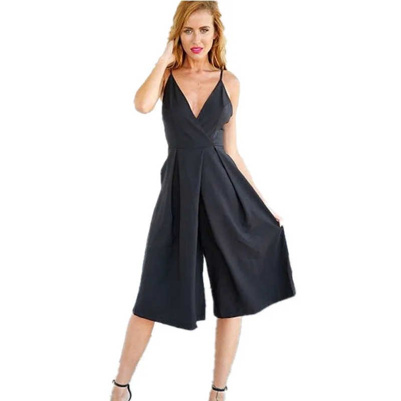 Compare Prices on Black Capri Jumpsuit- Online Shopping