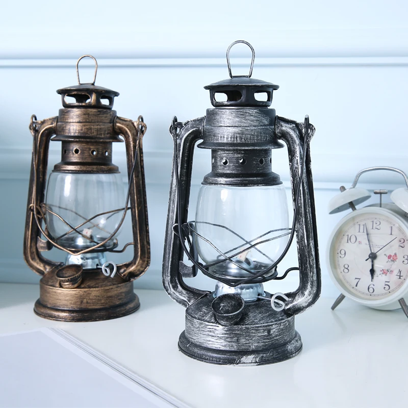 Goedkoop 25 cm Olie Lamp Hoge Helderheid Grote Capaciteit 2019 Vintage Stijl Kerosine Lamp Licht Voor Bar Coffee Shop