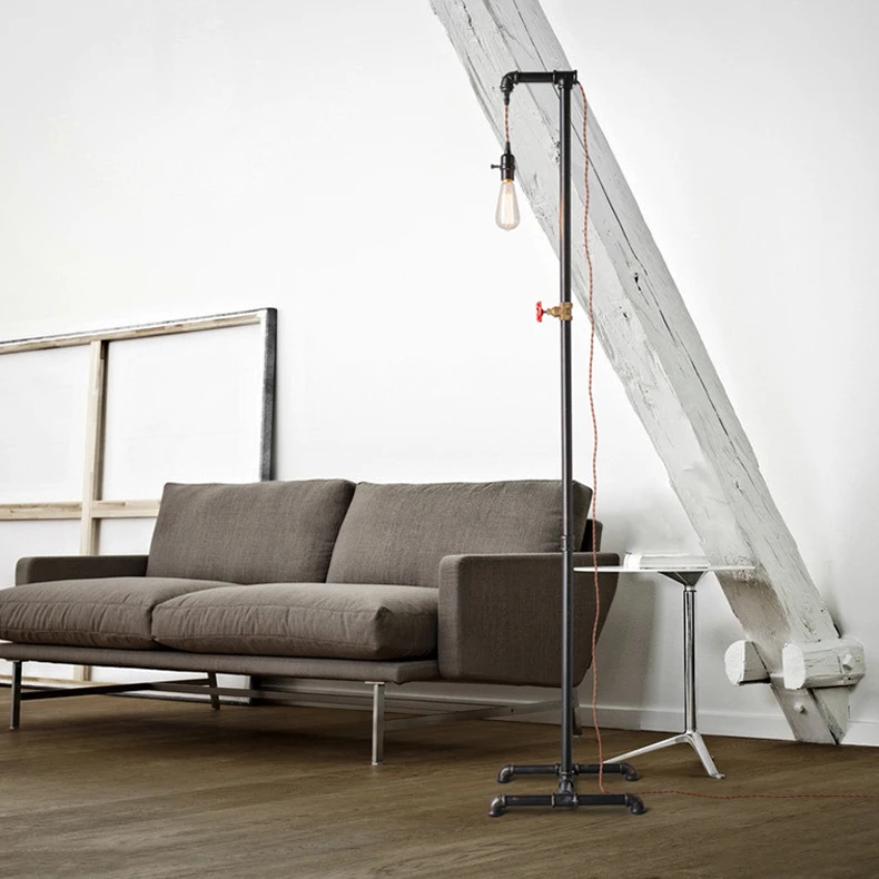 Retro-Industrial-Loft-Style-Water-Pipe-Floor-Lamp-Iron-art-decoration-standard-lamp-living-room-bedroom