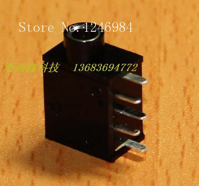  SA 3 5 pairs of channel stereo headphone jack DC connector socket ST 225 Hong Kong Ruixin Earphone Jack 200pcs lot
