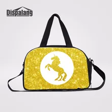 Dispalang многофункциональная дорожная сумка с принтом единорога, складная дорожная вещевая сумка для багажа, дорожная сумка, сумка для выходных