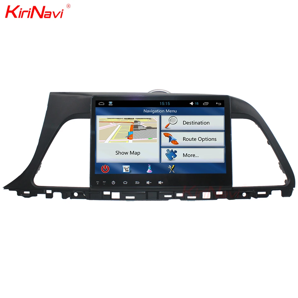 Perfect KiriNavi Octa Core Android 7.1 Touch Screen Car DVD GPS For Hyundai Sonata Car Audio System Stereo Multimedia GPS Navigation RDS 5