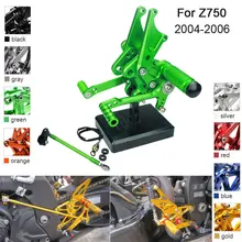 CNC Алюминий Регулируемая подножки для Kawasaki Ninja ZX-14 ZX14 ZZR1400 2006 2007 2008 2009 2010 2011