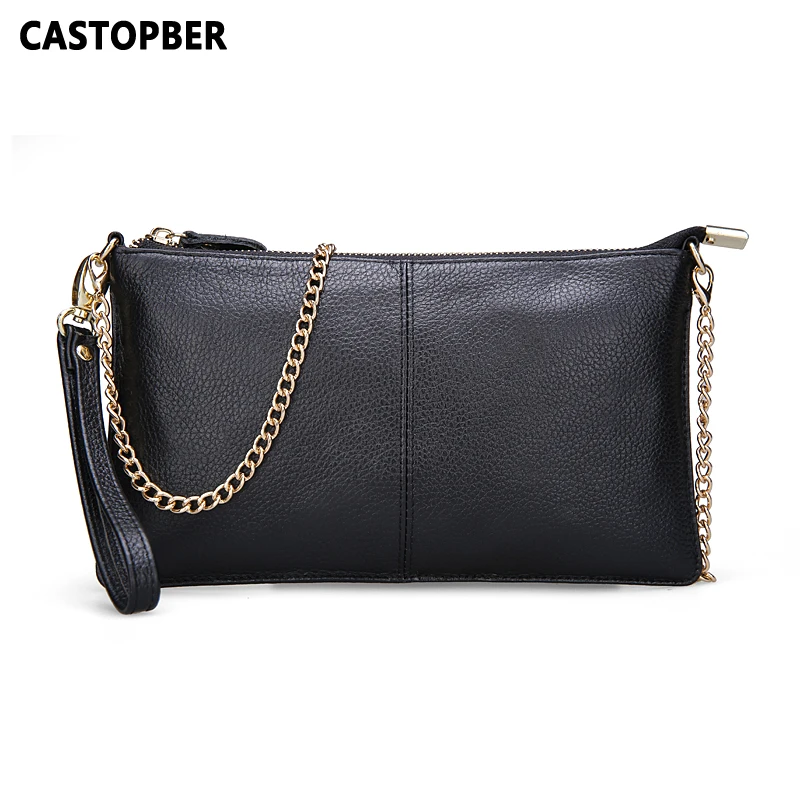 

Women Bags Fashion Designer Handbags High Quality Cowhide Chain Women's Crossbody Genuine Leather Day Clutches Messenger Ladies