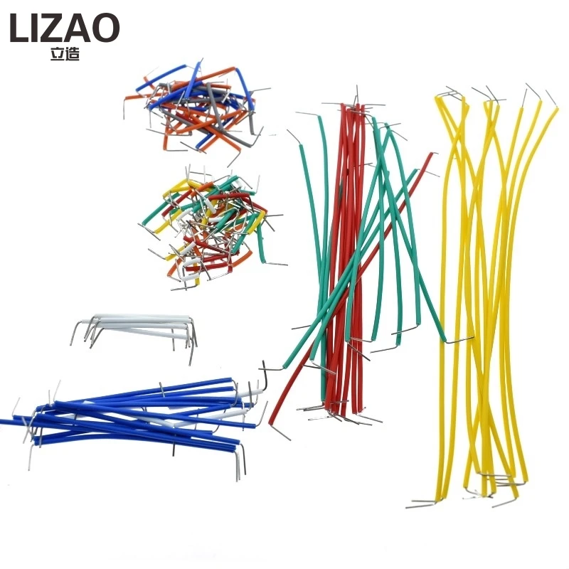 

Hot Sell 140 pcs U Shape Solderless Breadboard Jumper Cable Wire Kit For Arduino Shield For raspberry pi Drop Shipping