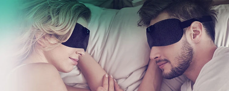 

Snore Circle Sleep Mask Night's Sleep Comfortable and Super Soft With Adjustable Strap Works With Every Nap Position