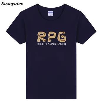 

Xuanyutee RPG Role Playing Gamer New Trend Tee Shirt Homme De Marque Cotton Flock Print O-Neck Short Sleeve Euro Size Tshirt Men