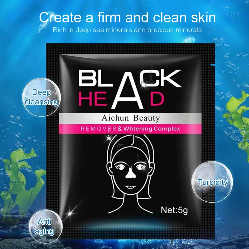 Маска для удаления черных точек для лица, для восстановления носа, для глубокой очистки, для ухода за кожей, очищающие маски, очищающие уголь, черная грязь, красота лица TSLM1