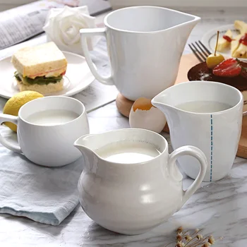 

Christmas Gift Europe Creative Handmade white ceramic mugs cups with handgrip porcelain drinkware coffee mug milk mug milk-pot