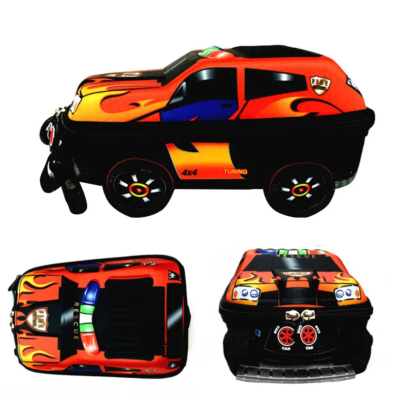 

2019 new Disney backpack 3d stereo car school bag children backpack EVA hard shell child book bag mini backpack backpack