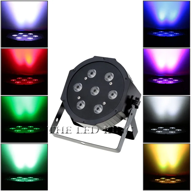 Светодиодный сцсветильник прожектор Par 7x15 Вт RGBWA 1 шт. сценический DMX 512 для