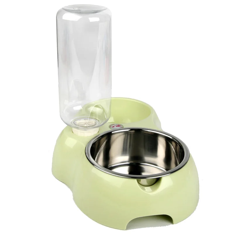 

Multifunction Dog Bowl Pet Feeder Food Bowls With Water Bottle Dish Automatic Dog Nipple Pet Cat Bowls For Dogs Products 38
