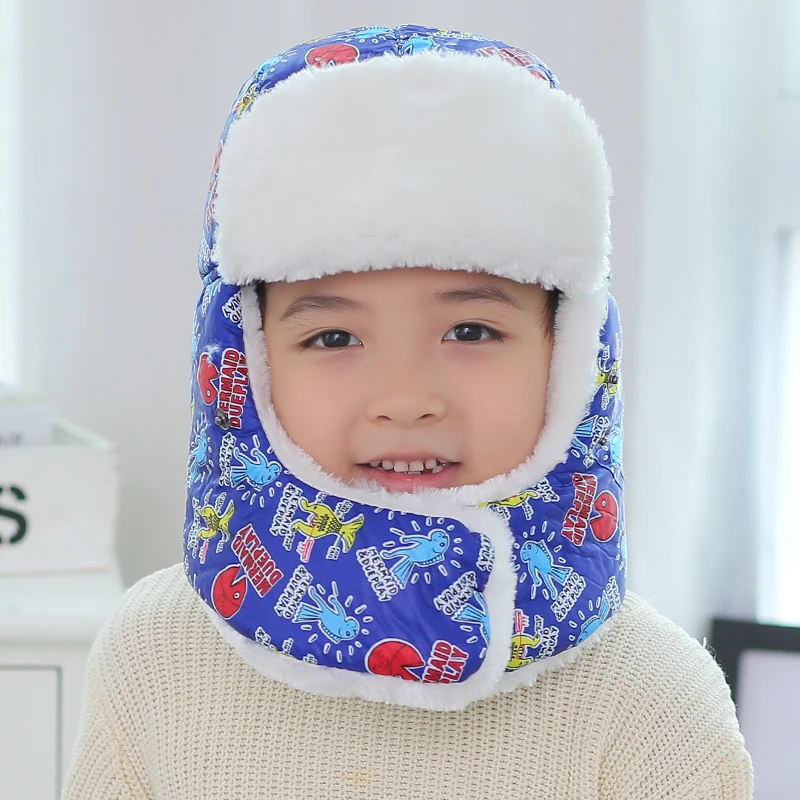Новое поступление детская куртка-бомбер Шапки зима снег шляпа Fpr детей От 7 до 13 лет теплая с подкладкой Детские уличные зимние Кепки