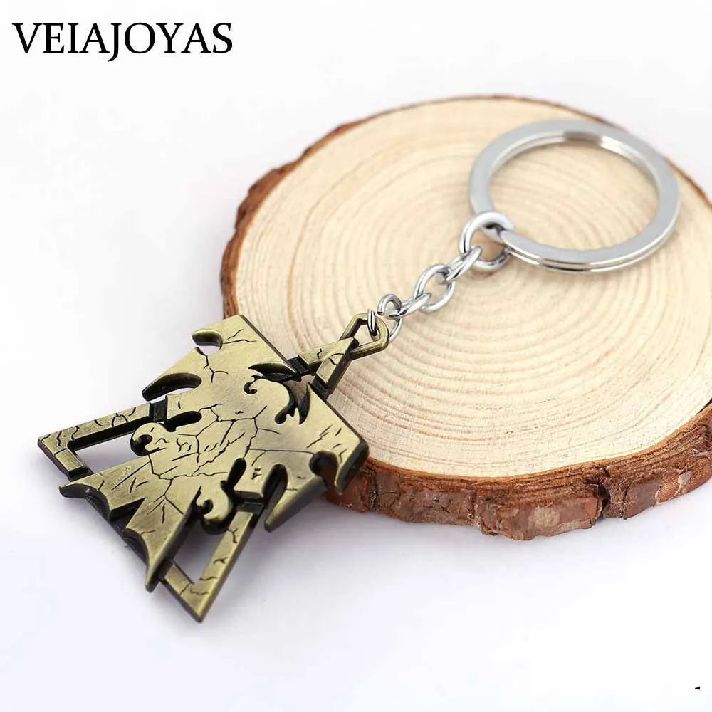 Juego completo StarCraft Llavero alas de libertad Terran Zerg Protoss 3D Logo Metal llaveros dijes chaveiro Llavero