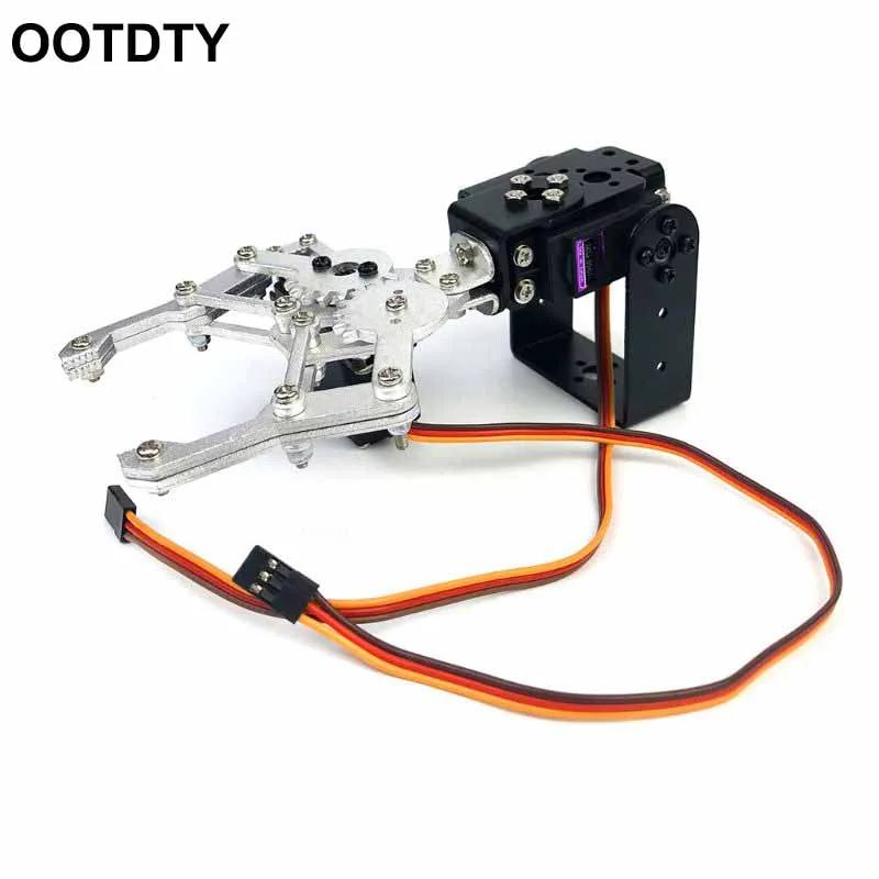 

2 DOF Aluminium Robot Arm Clamp Claw Mount Kit For Robotic Manipulator Paw DIY RC Toy Remote Control