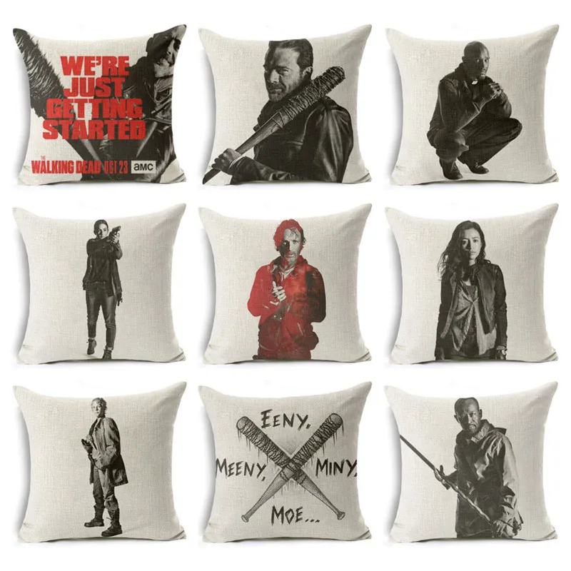 Pillowcase The Walking Dead Cushion Cover Polyester Cotton Chair