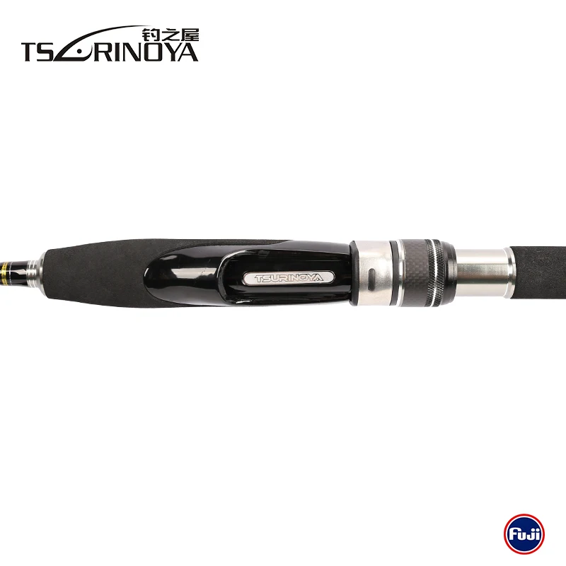 TSURINOYA PARTNER Carbon Fishing Rod 1.89m 2 UL Tips FUJI Ring Lure Weight 2-7g Portable Saltwater
