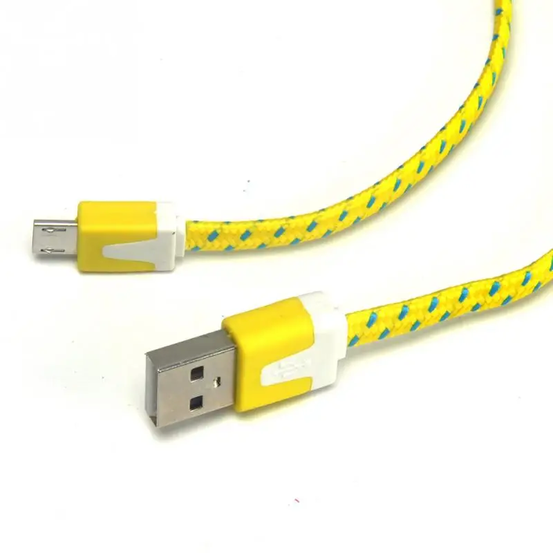 Дата кабель V8 Соединитель 3 фута веревка Micro USB зарядный кабель для синхронизации данных для мобильного телефона плоский провод кабель для зарядки 1 м/2 м/3 метра