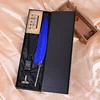 Ensemble d'encre pour stylo à plume en métal avec boîte-cadeau, stylo à fontaine, papeterie, pour cadeaux de mariage ► Photo 2/6