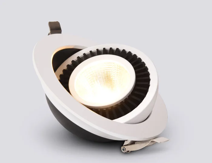 ultra slim led downlights Dimmable Recessed  Round LED Downlights  AC85-265V 5w 7w 12w 18w 24ｗ COB Ceiling Warm/Cold White Wash Wall Light RA90 low voltage downlight