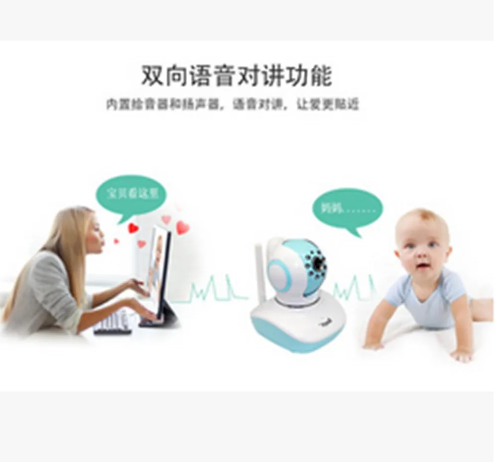 APP Дистанционного Управления Беспроводной Домофон Ip-камеры Baby Monitor