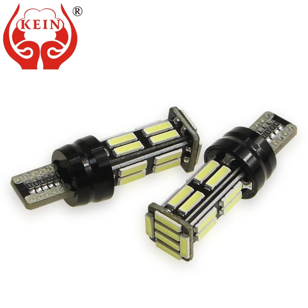 

KEIN 2PCS highlight T15 W16W LED Car Auto Canbus Error Free Reverse Light Bulb 7020 22SMD 921 912 Backup Vehicle signal Lamp 12V