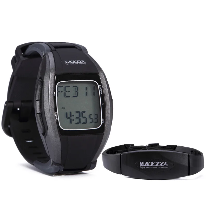 16 Wireless Heart Rate Monitor 30 ~ 240 bpm Range Chest Strap Pedometer Watch Fitness Belt Sport Calorie Fat Calculation Activity Tracker