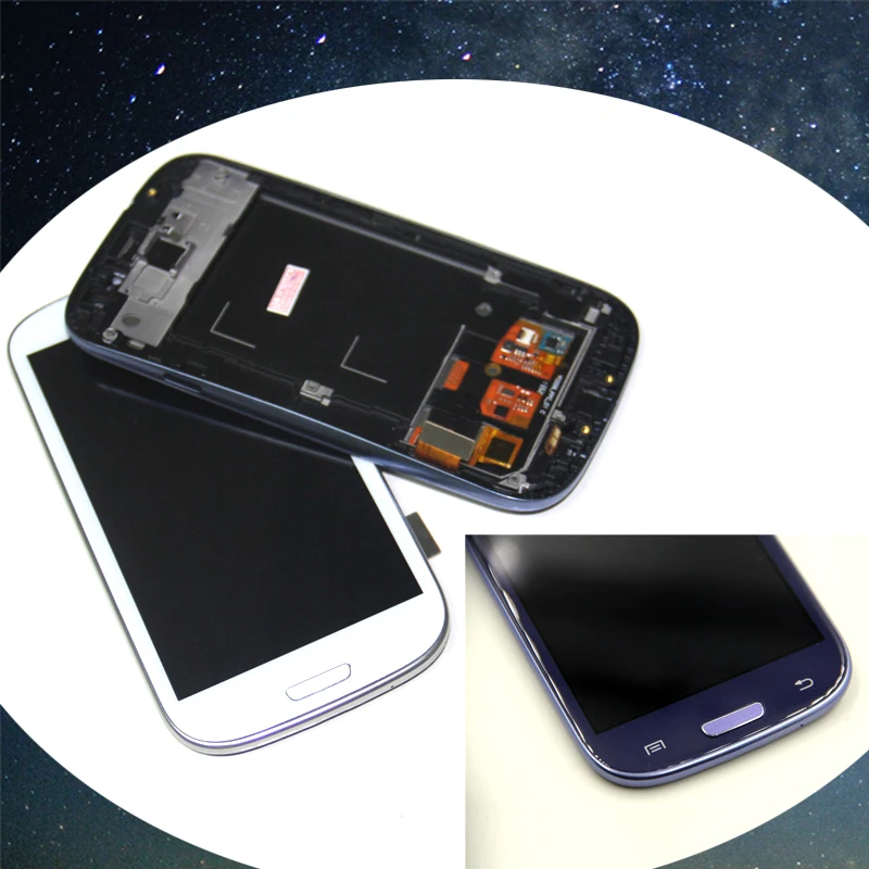 LCD for Samsung Galaxy S3 Display GT-i9300 i9300 Touch Screen Assembly with Frame Digitizer | Мобильные телефоны и