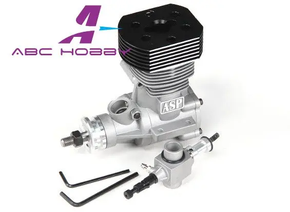 

ASP.91HR Two Stock for helicoptor RC Helicopter Nitro ASP 91HR Two Stroke Glow engine 15cc motor Cylinder head is black