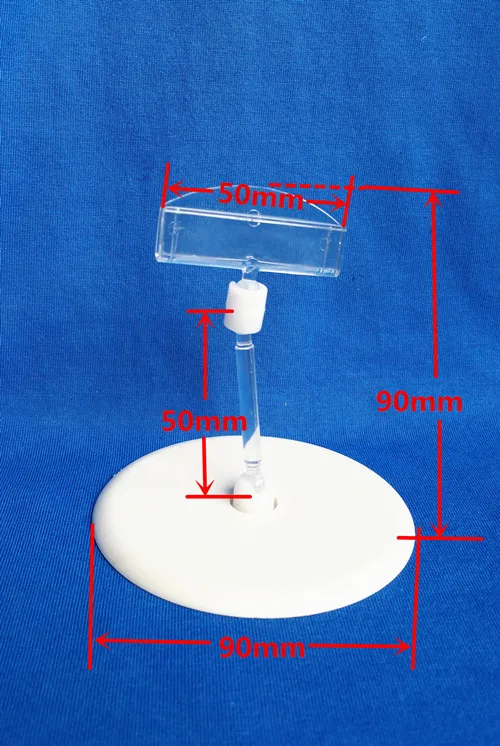 20 шт. вращающийся в поп знак дисплей Клип держатель в супермаркете или в розницу, чтобы показать ценник баннер высокого качества