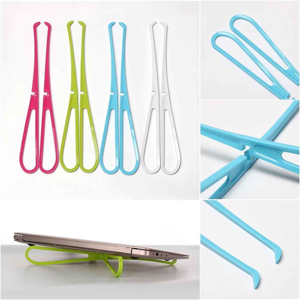 

1pc Portable Folding Simple Notebook Non-slip Heat Dissipation Bracket X-type Cooling Laptop Rack PC Stand Holder Accessories