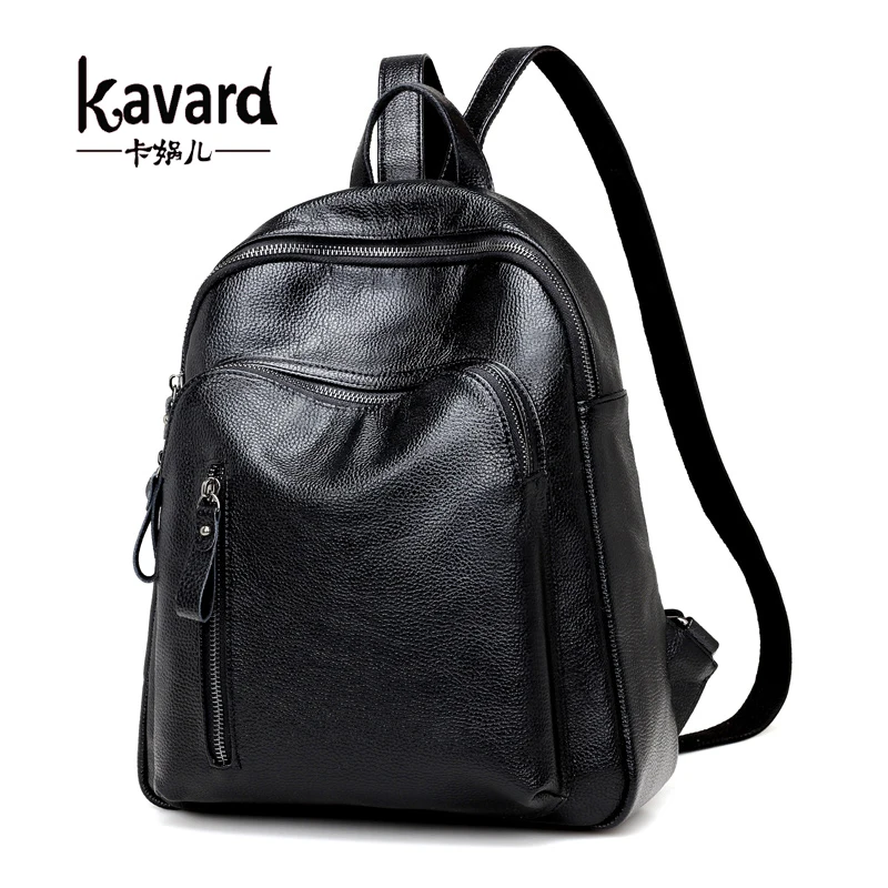 Kavard модный рюкзак для женщин школьные сумки подростков черные маленькие рюкзаки
