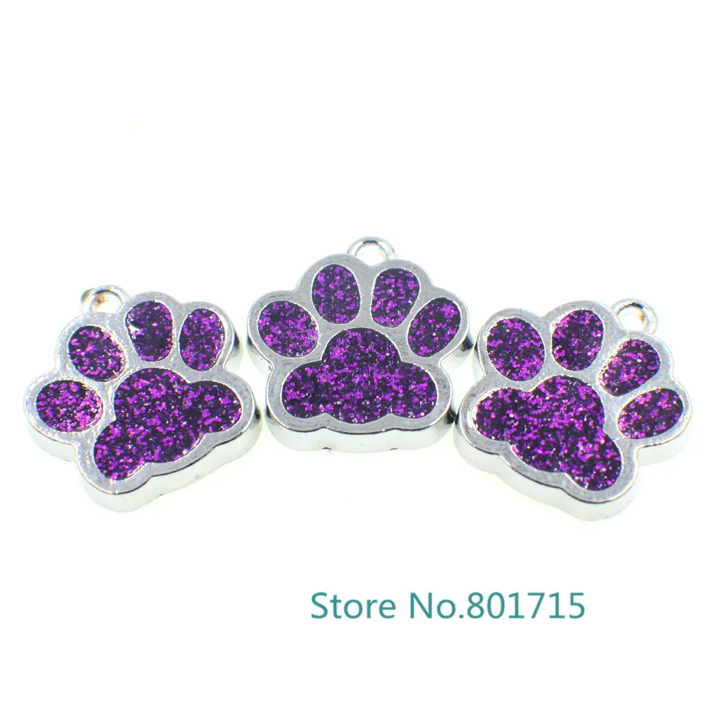 Цепочка для ключей HC358 10 шт. с эмалью|paw print|dog cat paw printsenamel |