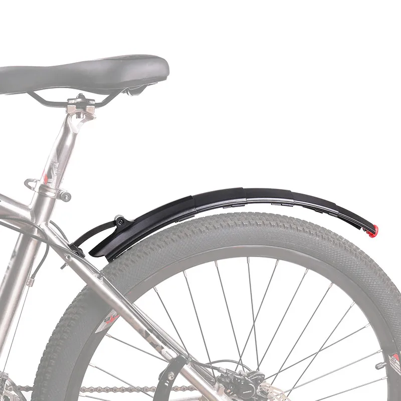 2шт 26 дюймов горный велосипед передний задний светодиодный набор брызговиков для велосипеда прочные крылья с светодиодный светильник пластиковый велосипед крыло