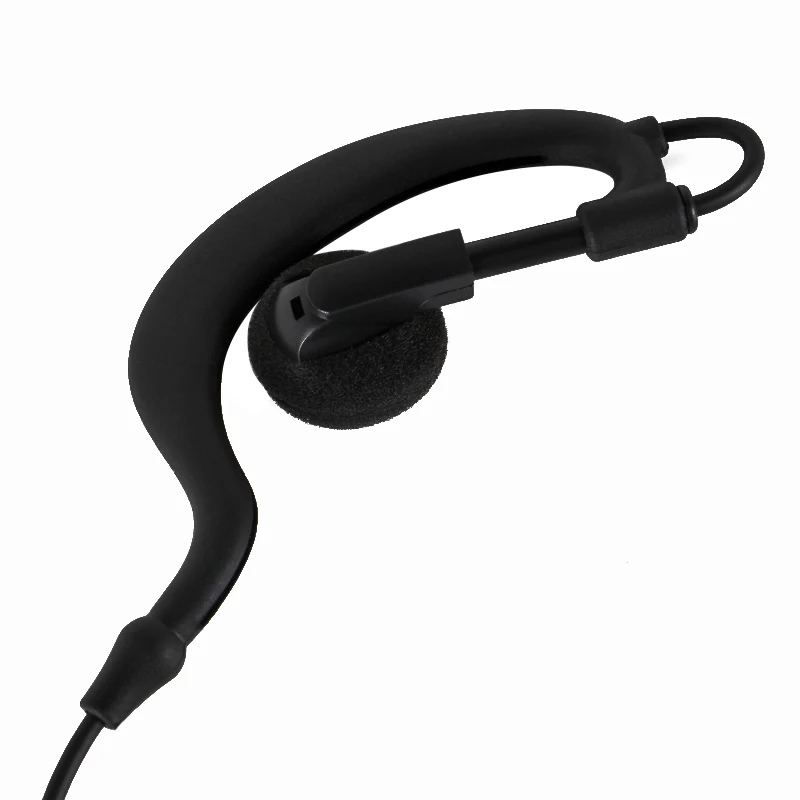 2 контактный g образный ушной крючок гарнитура микрофон PTT наушники для Motorola walkie