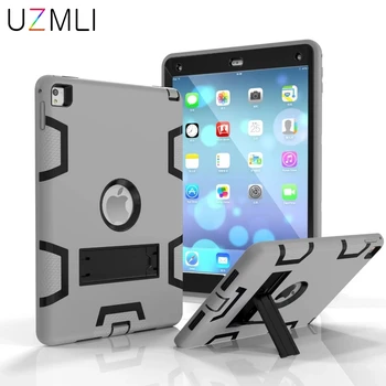 

Original Silicon+PC Armor Shockproof Case For Apple iPad air2, iPad pro 9.7" Heavy Duty Hard Cover Full Body Protection+Gifts