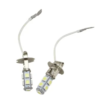 

Useful 2Pcs H3 100W Super Bright LED White Fog Tail DRL Head Car Light Bulb Car Light